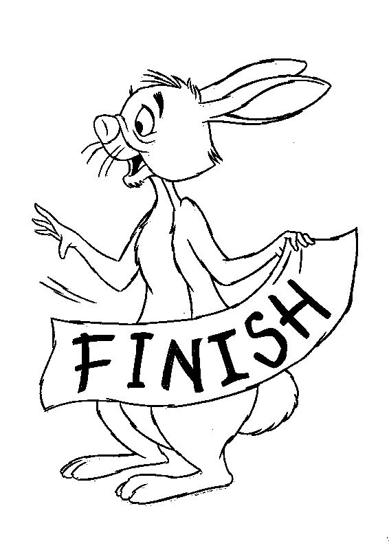 Kids-n-fun.com | 14 coloring pages of Winnie the Pooh and Rabbit